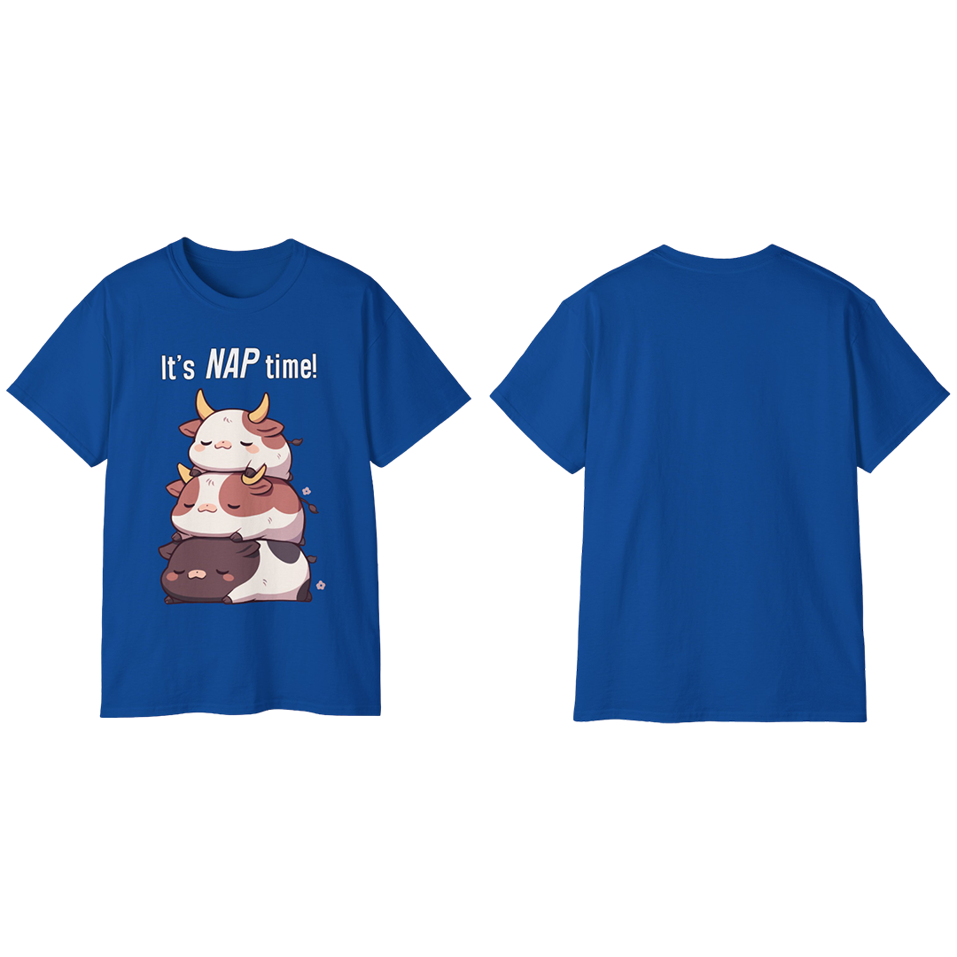 100% Cotton Short Sleeve Tee | Kawaii-Bull-001