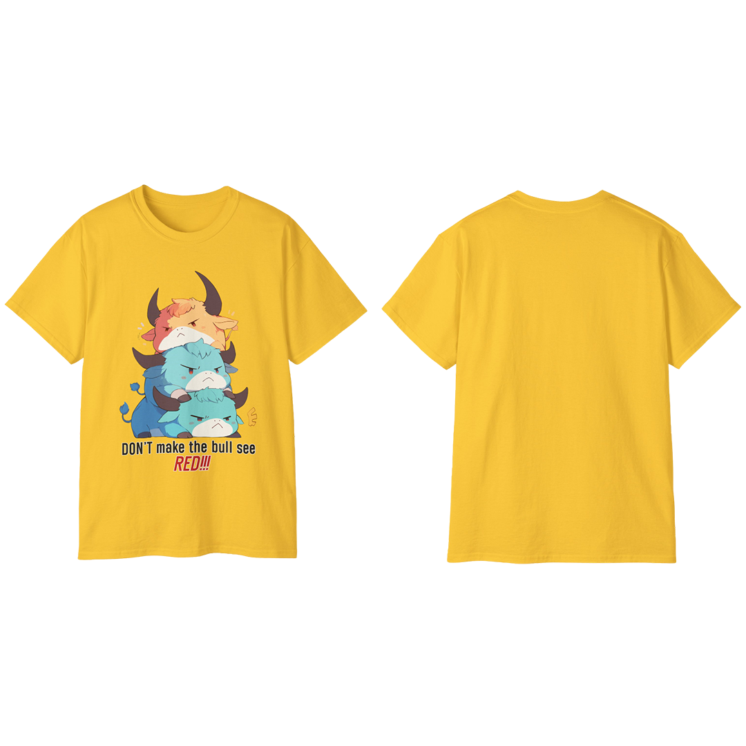 100%纯棉短袖T恤 | Kawaii-Bull-001