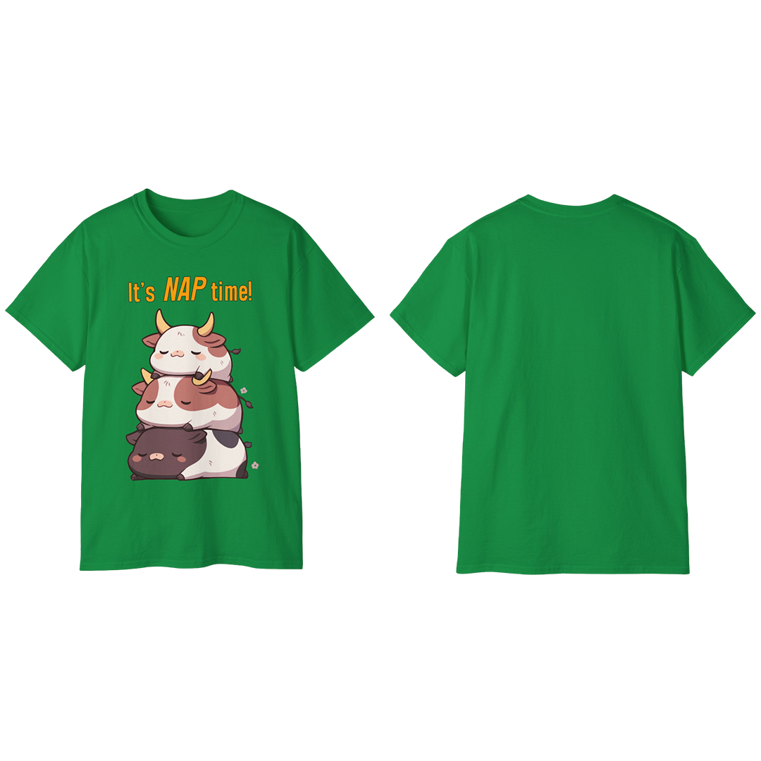 100% Cotton Short Sleeve Tee | Kawaii-Bull-003