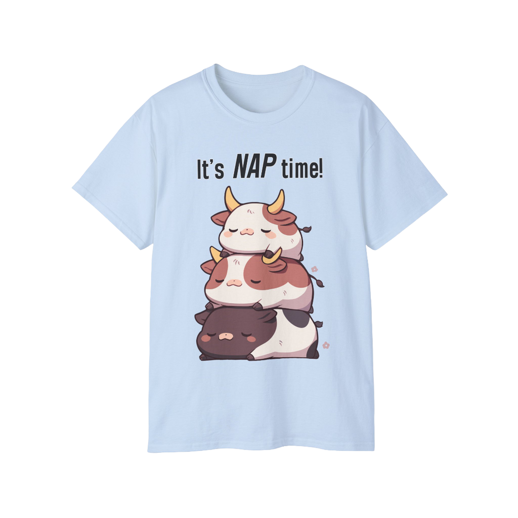 100% Cotton Short Sleeve Tee | Kawaii-Bull-003