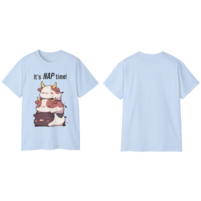 100% Cotton Short Sleeve Tee | Kawaii-Bull-003