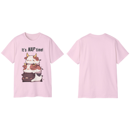 100% Cotton Short Sleeve Tee | Kawaii-Bull-003