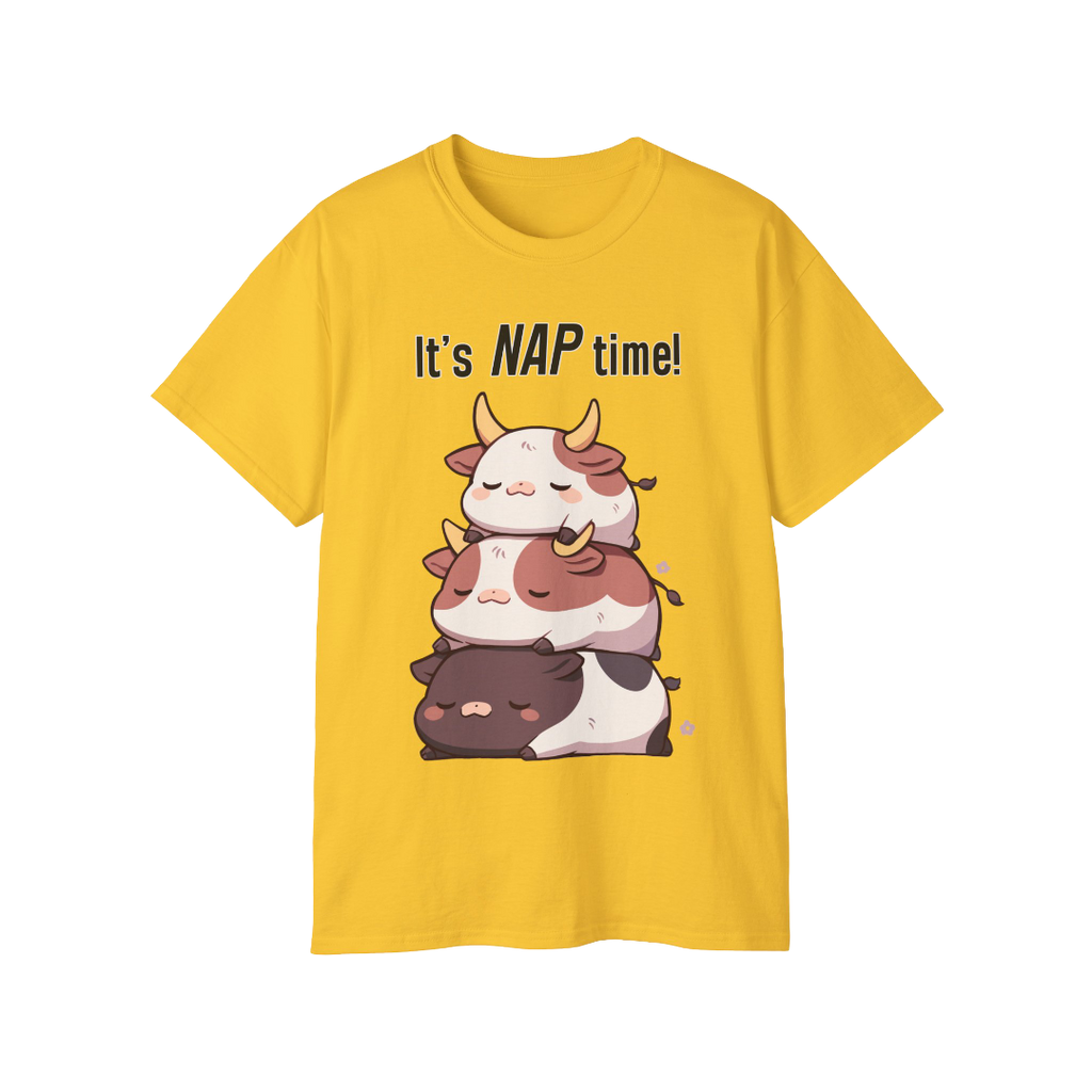 100% Cotton Short Sleeve Tee | Kawaii-Bull-003