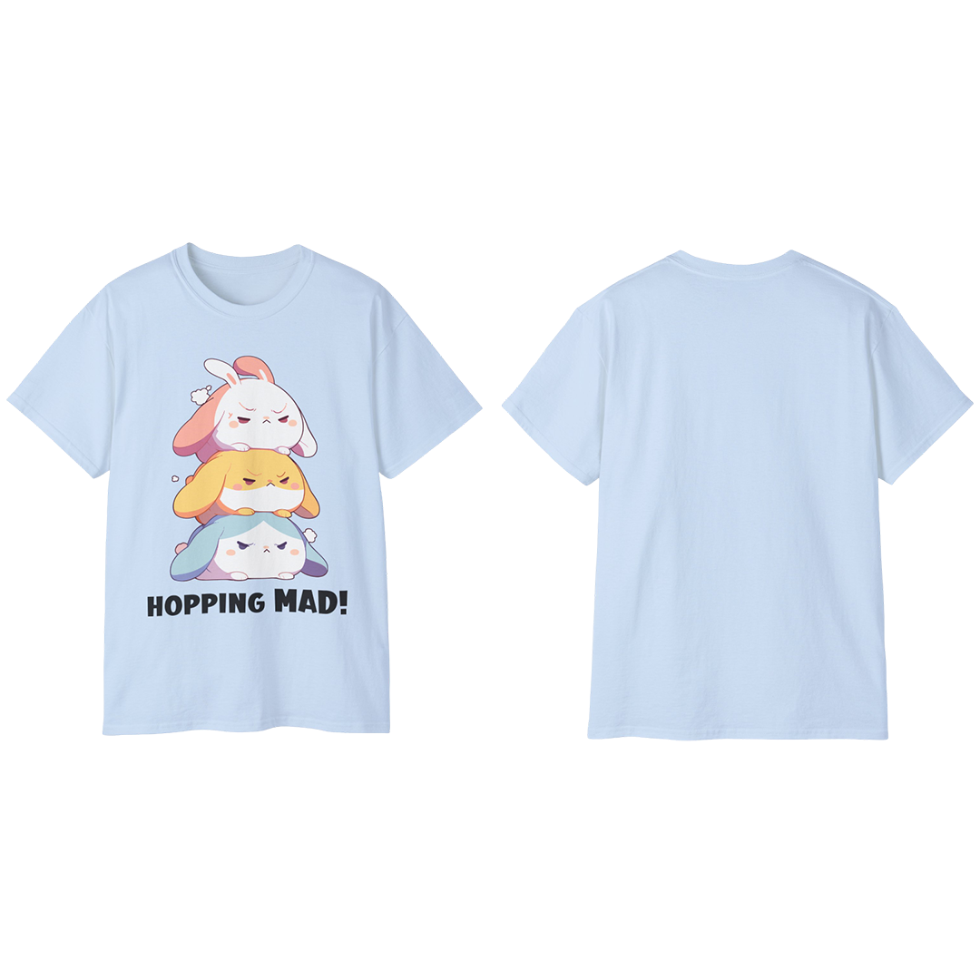 100% Cotton Short Sleeve Tee | Kawaii-Bunny-001