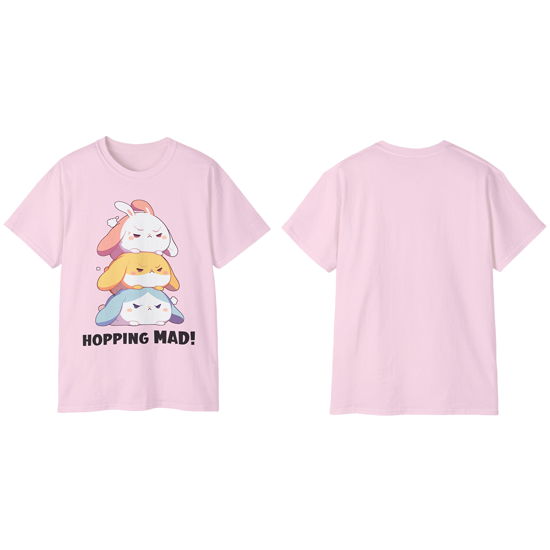 100% Cotton Short Sleeve Tee | Kawaii-Bunny-001