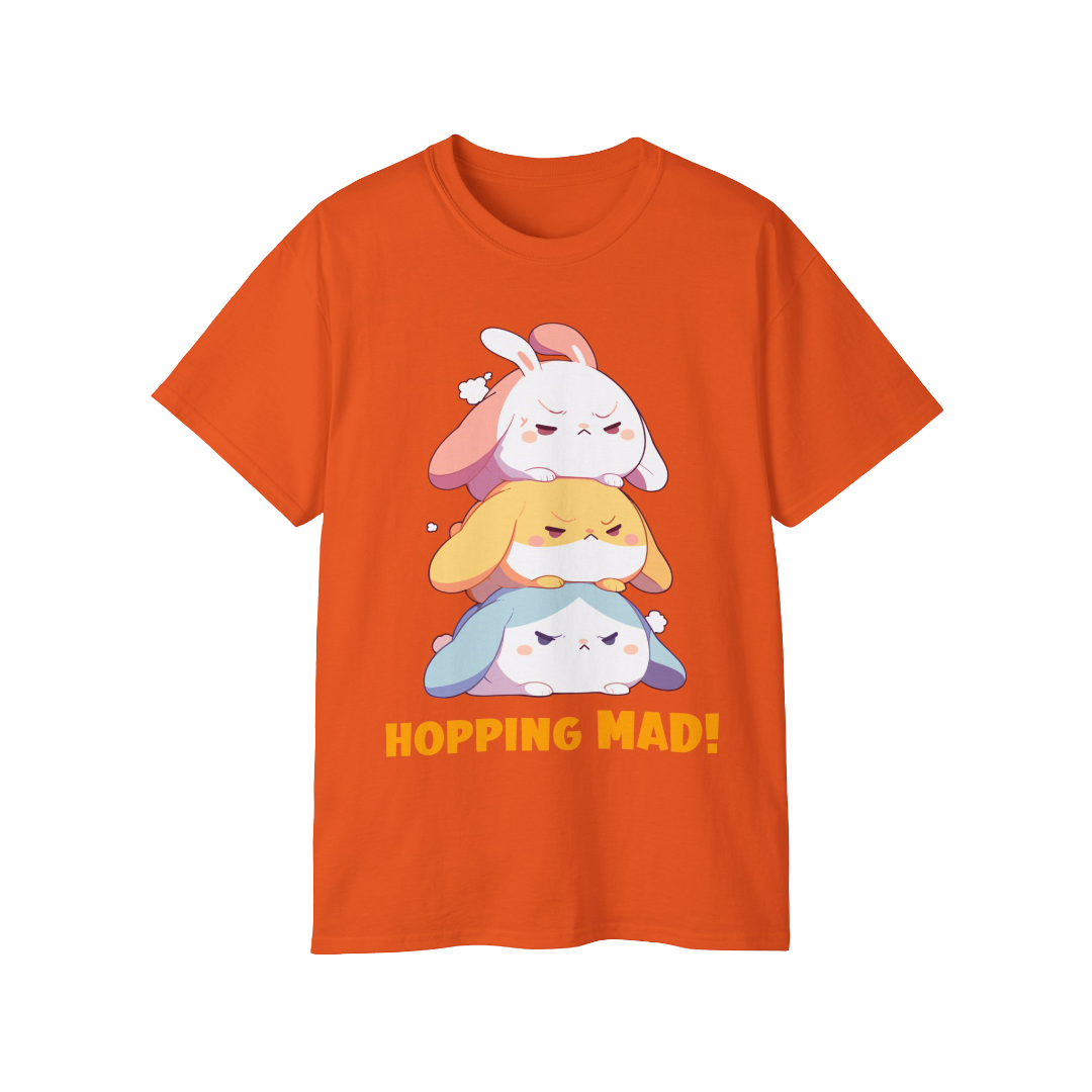 100% Cotton Short Sleeve Tee | Kawaii-Bunny-001