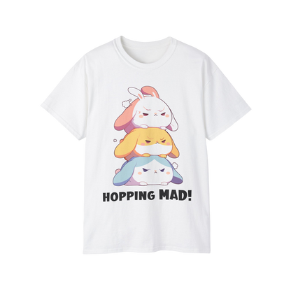 100% Cotton Short Sleeve Tee | Kawaii-Bunny-001