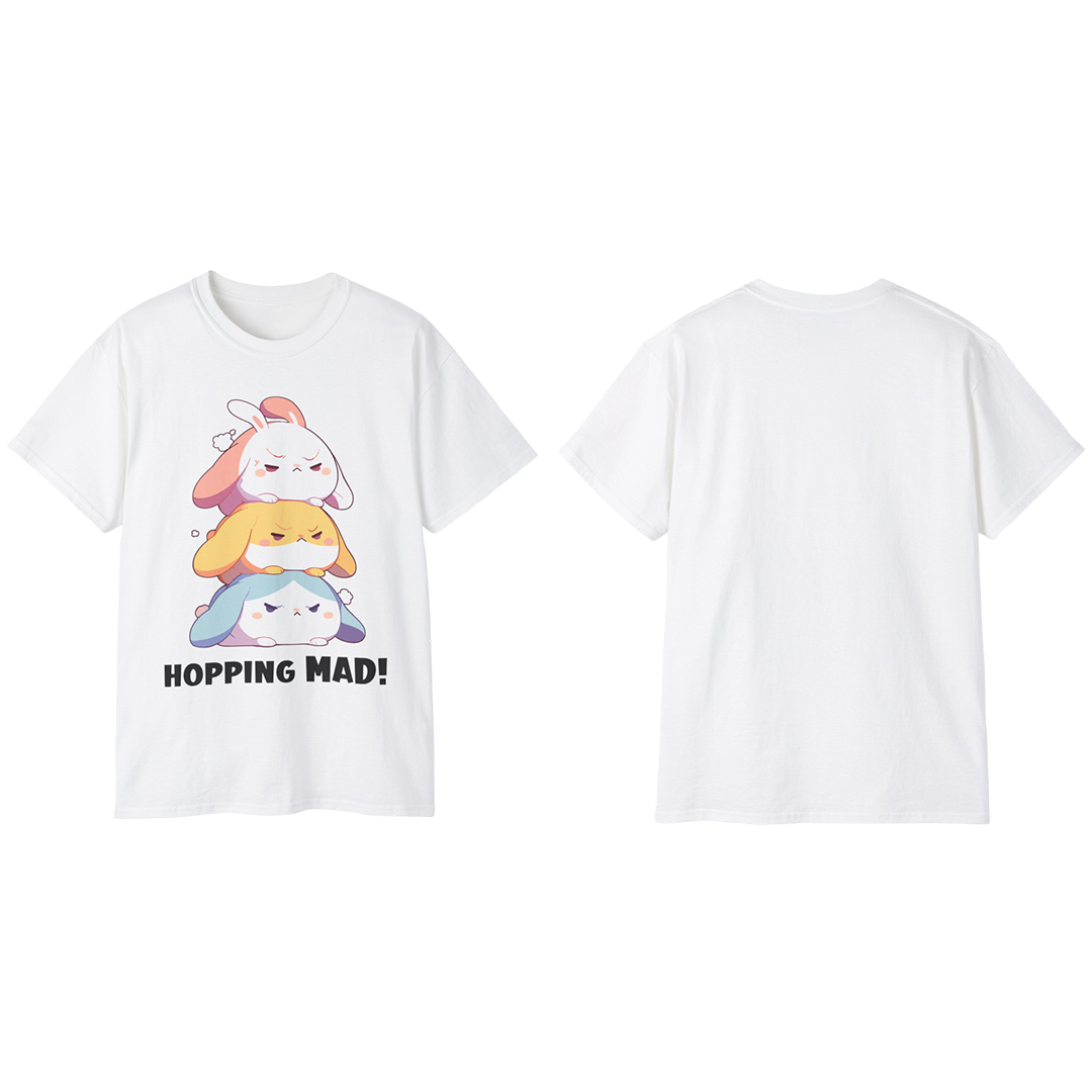 100% Cotton Short Sleeve Tee | Kawaii-Bunny-001