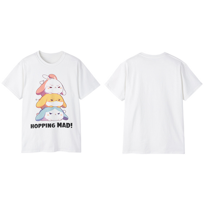 100% Cotton Short Sleeve Tee | Kawaii-Bunny-001