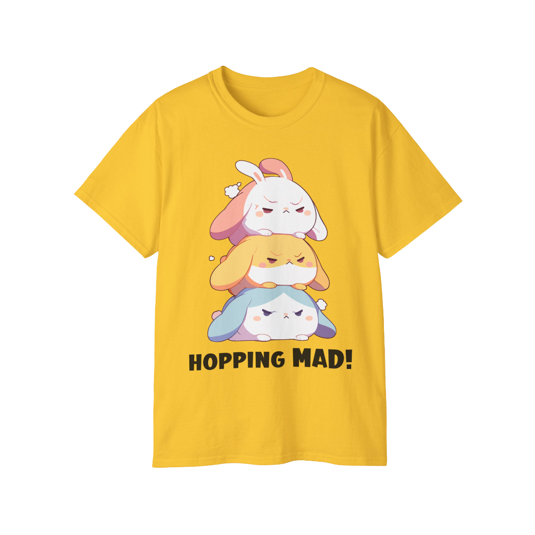 100% Cotton Short Sleeve Tee | Kawaii-Bunny-001