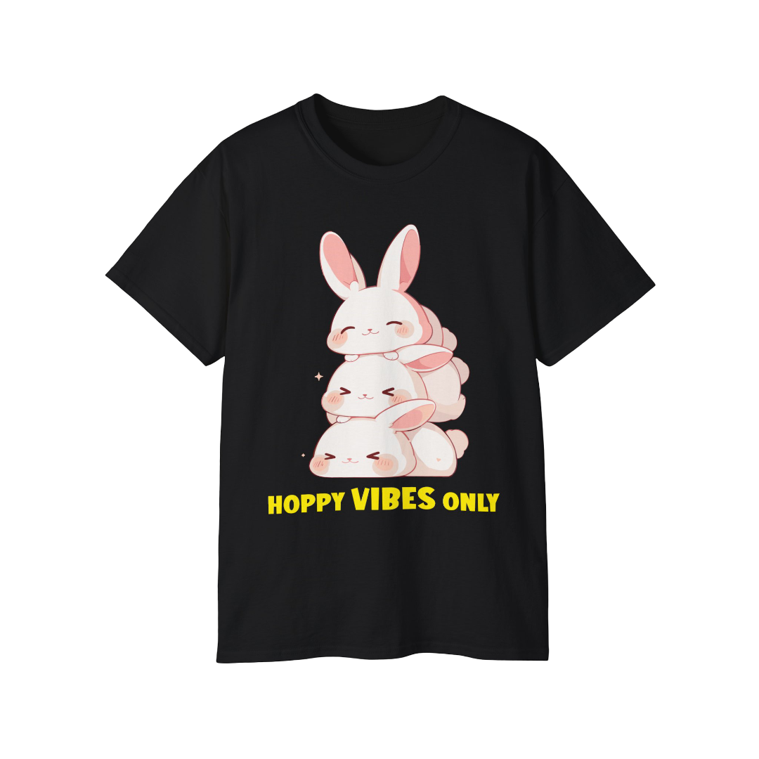 100% Cotton Short Sleeve Tee | Kawaii-Bunny-002