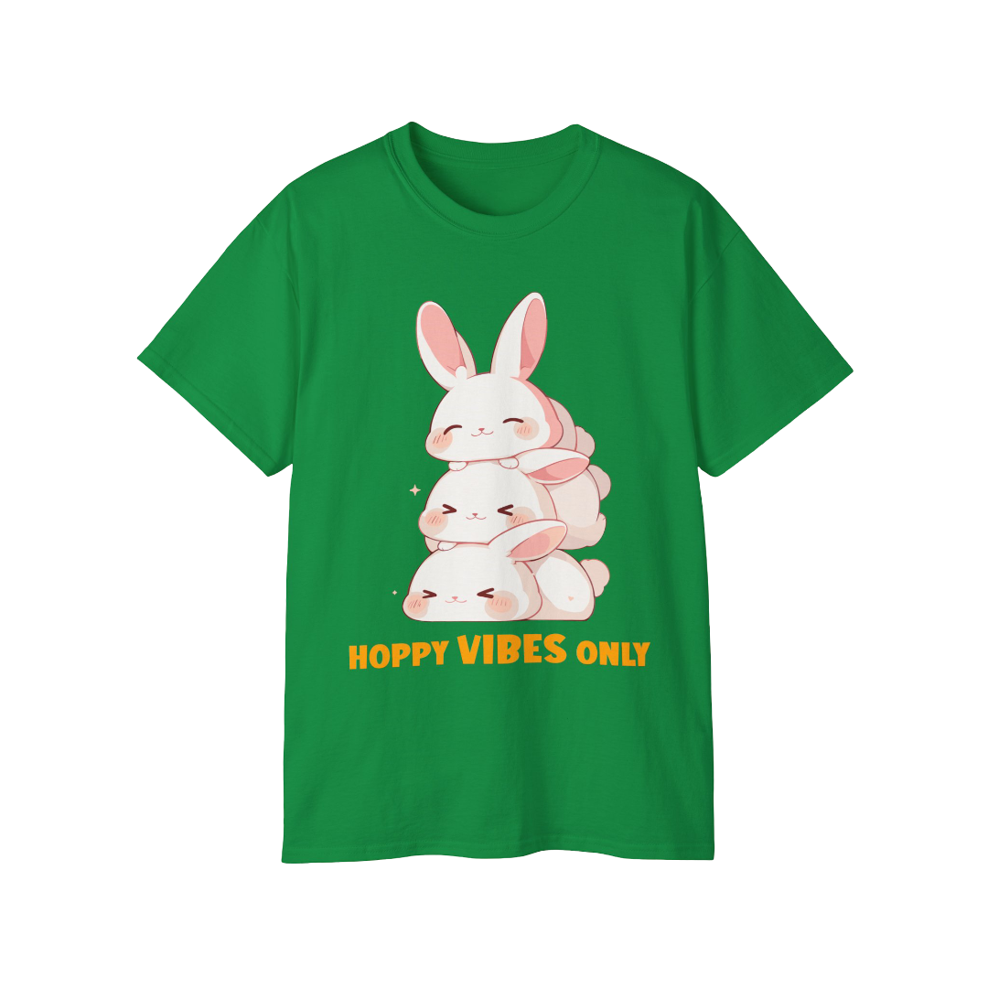 100% Cotton Short Sleeve Tee | Kawaii-Bunny-002