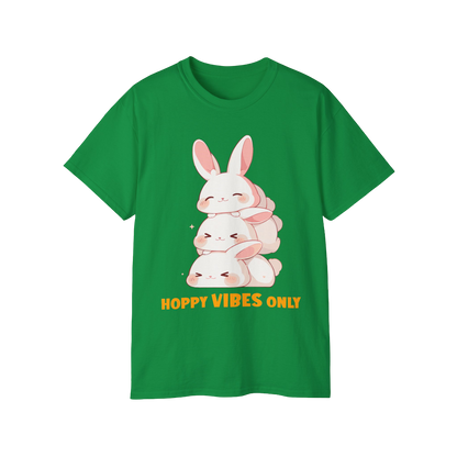 100% Cotton Short Sleeve Tee | Kawaii-Bunny-002