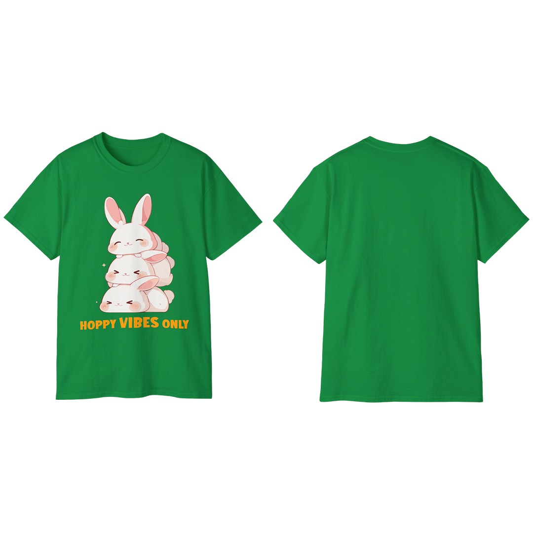 100%纯棉短袖T恤 | Kawaii-Bunny-002