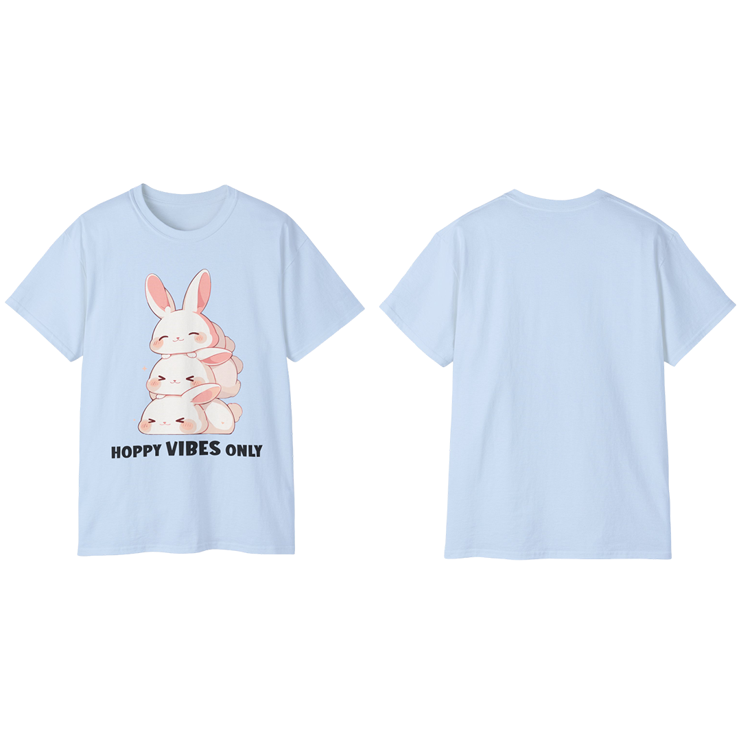 100%纯棉短袖T恤 | Kawaii-Bunny-002