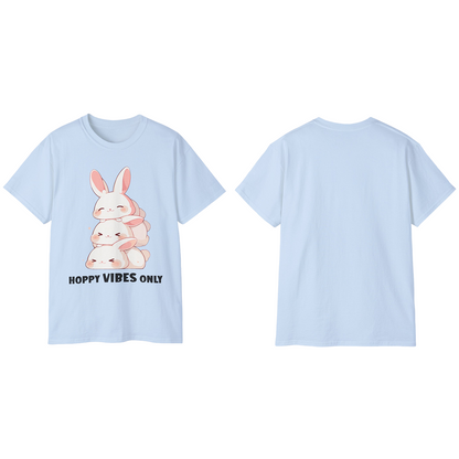 100% Cotton Short Sleeve Tee | Kawaii-Bunny-002