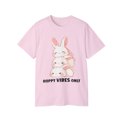 100% Cotton Short Sleeve Tee | Kawaii-Bunny-002