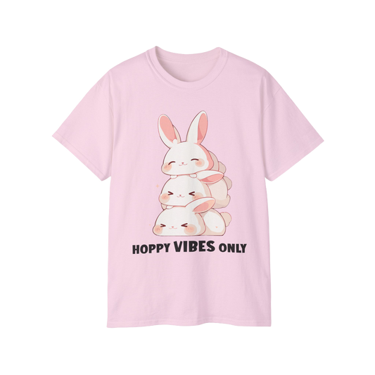 100% Cotton Short Sleeve Tee | Kawaii-Bunny-002