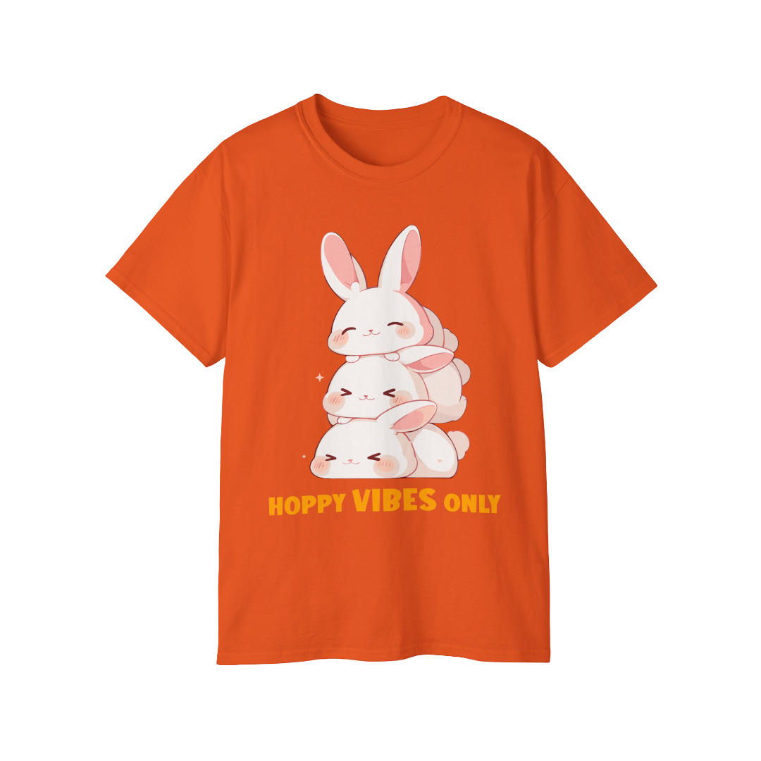 100% Cotton Short Sleeve Tee | Kawaii-Bunny-002