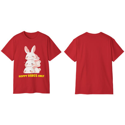 100% Cotton Short Sleeve Tee | Kawaii-Bunny-002