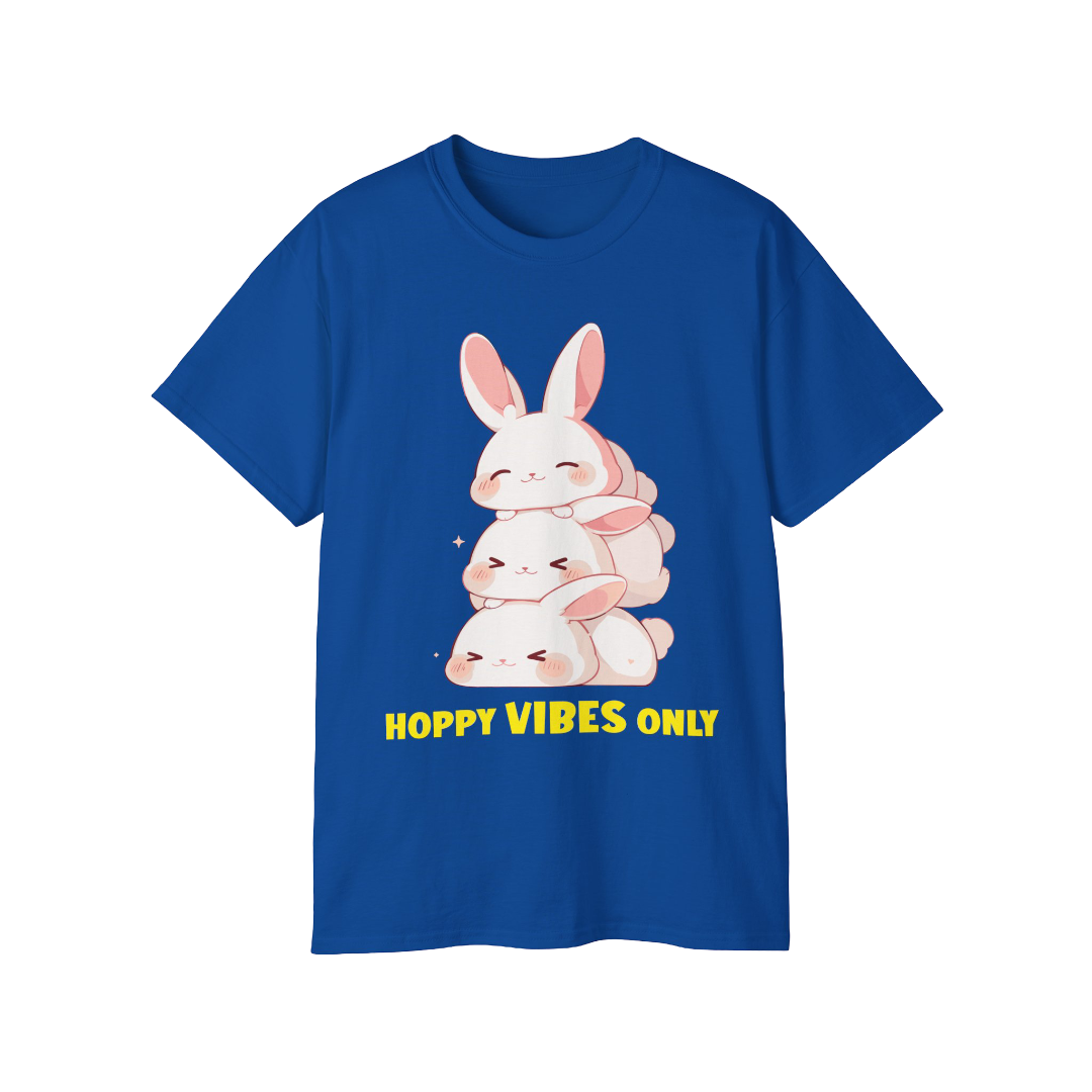 100% Cotton Short Sleeve Tee | Kawaii-Bunny-002