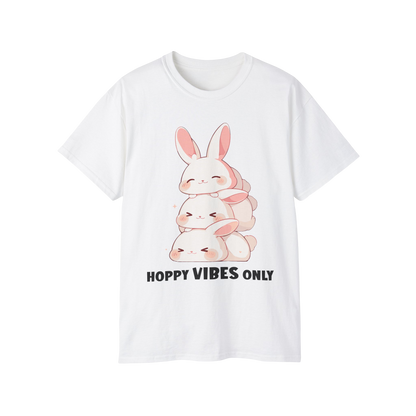 100% Cotton Short Sleeve Tee | Kawaii-Bunny-002