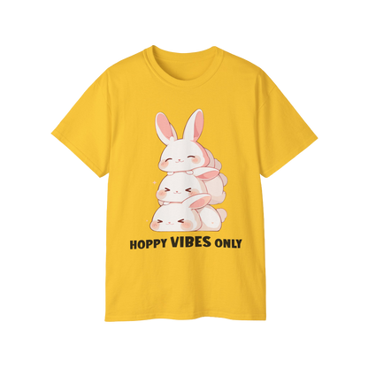 100% Cotton Short Sleeve Tee | Kawaii-Bunny-002