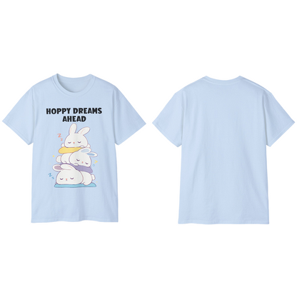 100% Cotton Short Sleeve Tee | Kawaii-Bunny-003