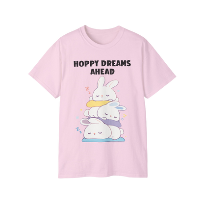 100% Cotton Short Sleeve Tee | Kawaii-Bunny-003