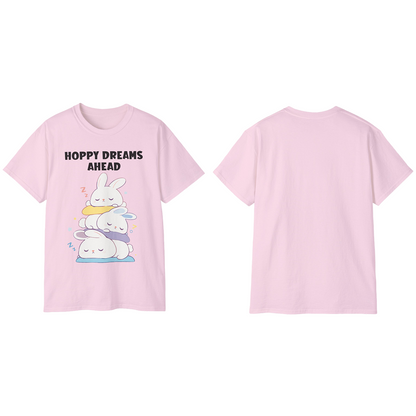 100% Cotton Short Sleeve Tee | Kawaii-Bunny-003