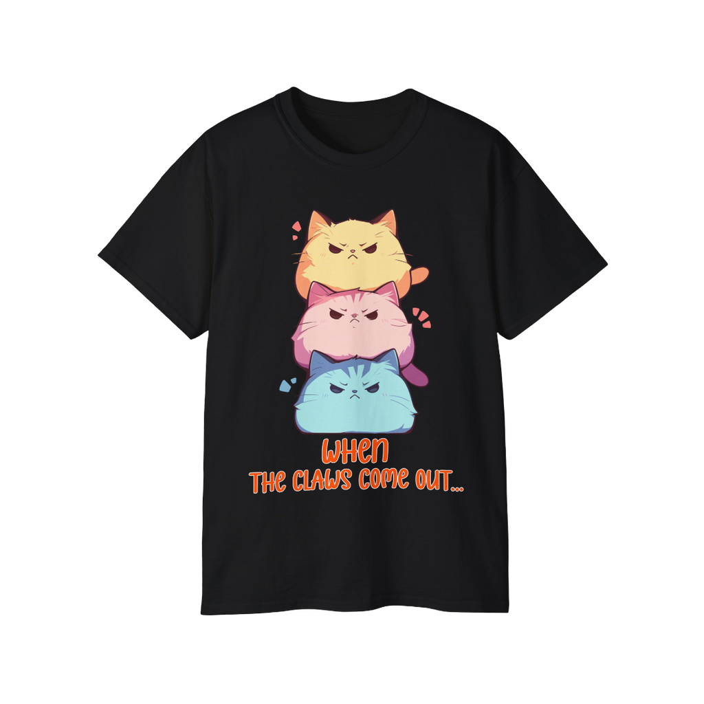 100%纯棉短袖T恤 | Kawaii-Cat-001