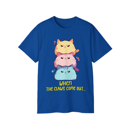 100% Cotton Short Sleeve Tee | Kawaii-Cat-001