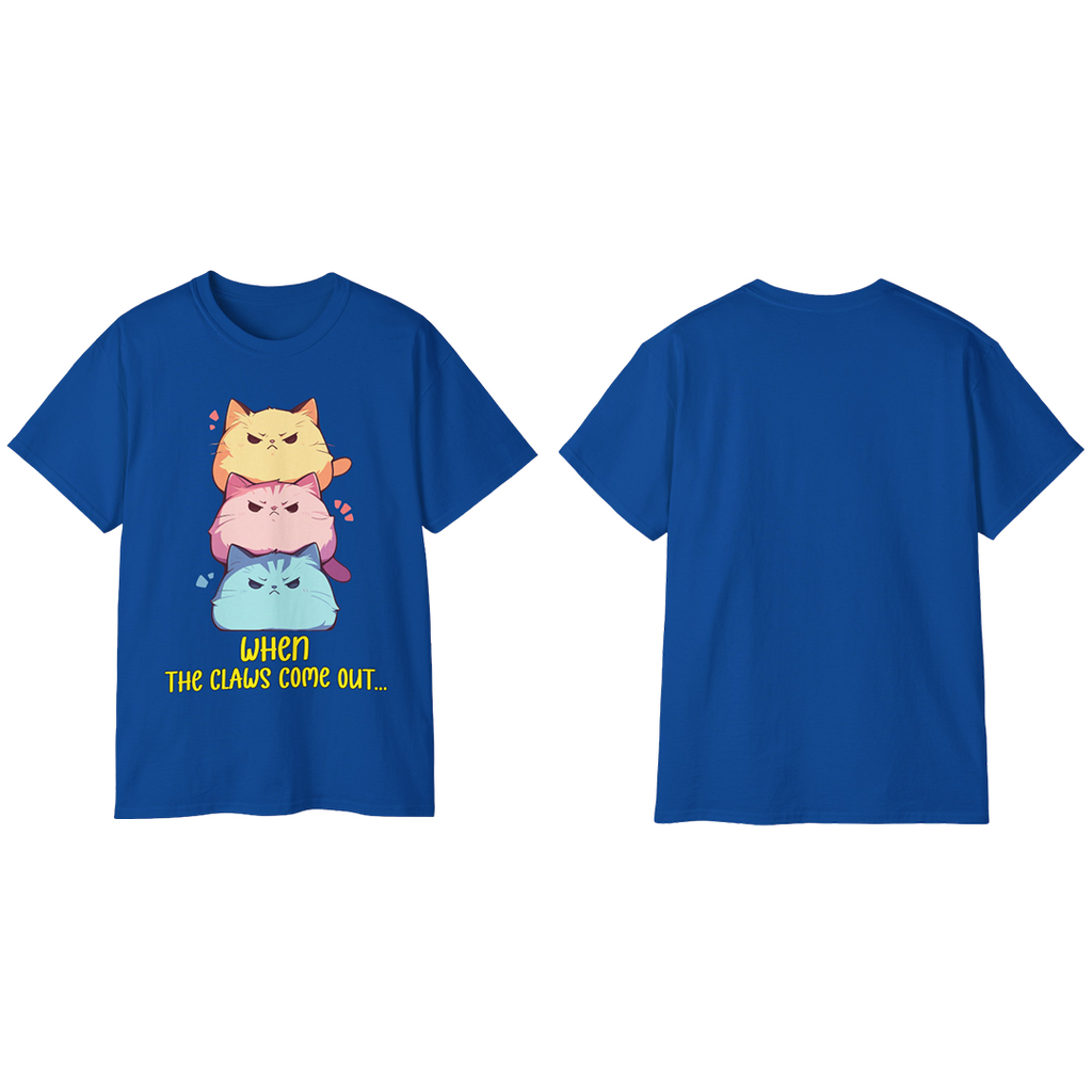 100%纯棉短袖T恤 | Kawaii-Cat-001