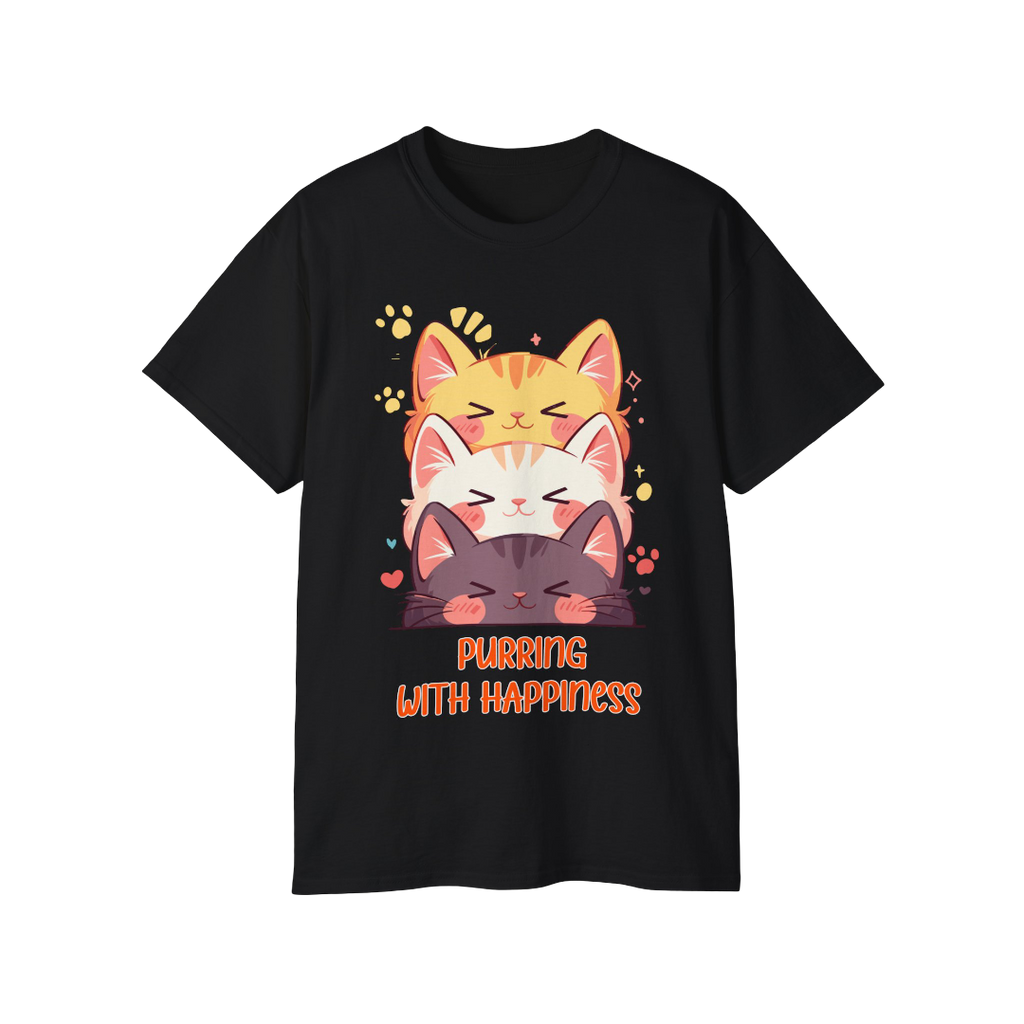 100%纯棉短袖T恤 | Kawaii-Cat-002