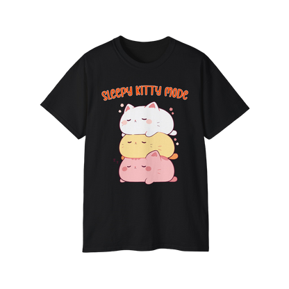 100% Cotton Short Sleeve Tee | Kawaii-Cat-003