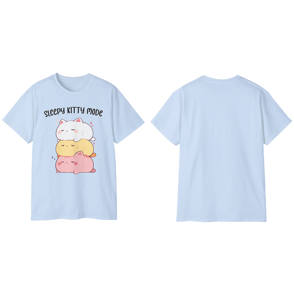 100%纯棉短袖T恤 | Kawaii-Cat-003