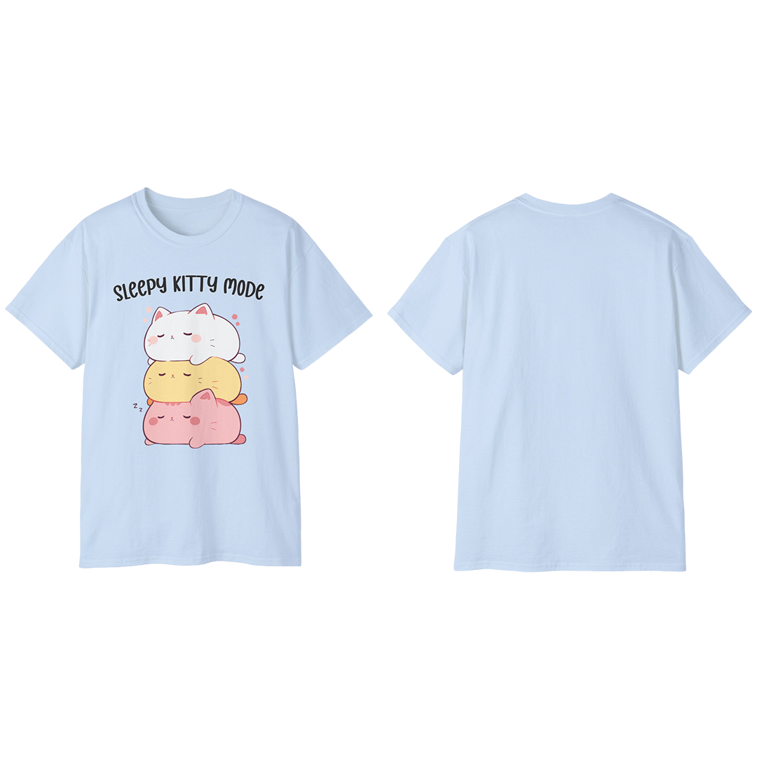 100%纯棉短袖T恤 | Kawaii-Cat-003