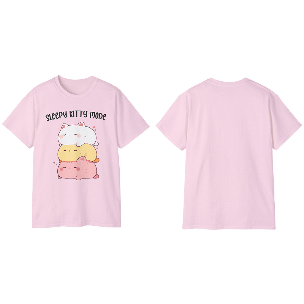 100%纯棉短袖T恤 | Kawaii-Cat-003