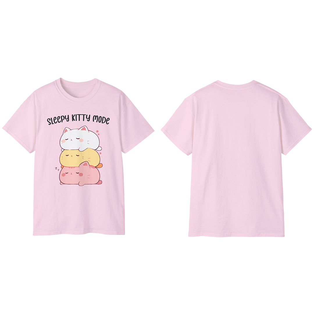 100%纯棉短袖T恤 | Kawaii-Cat-003