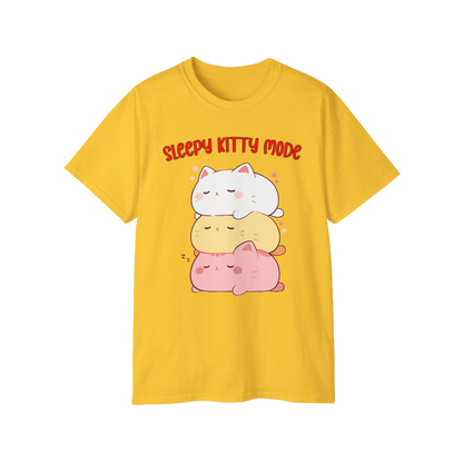 100% Cotton Short Sleeve Tee | Kawaii-Cat-003