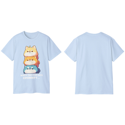 100% Cotton Short Sleeve Tee | Kawaii-Dog-001