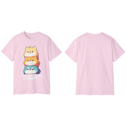 100% Cotton Short Sleeve Tee | Kawaii-Dog-001