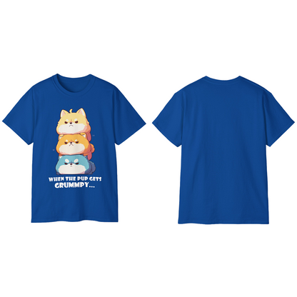 100% Cotton Short Sleeve Tee | Kawaii-Dog-001