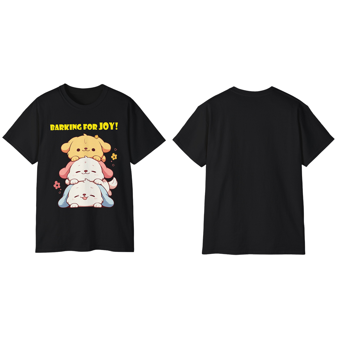 100%纯棉短袖T恤 | Kawaii-Dog-002