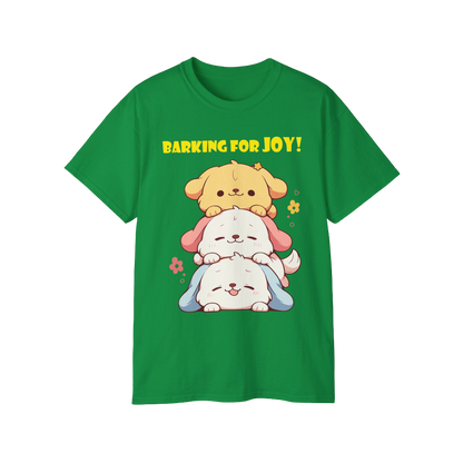 100% Cotton Short Sleeve Tee | Kawaii-Dog-002