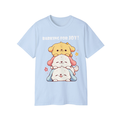 100% Cotton Short Sleeve Tee | Kawaii-Dog-002