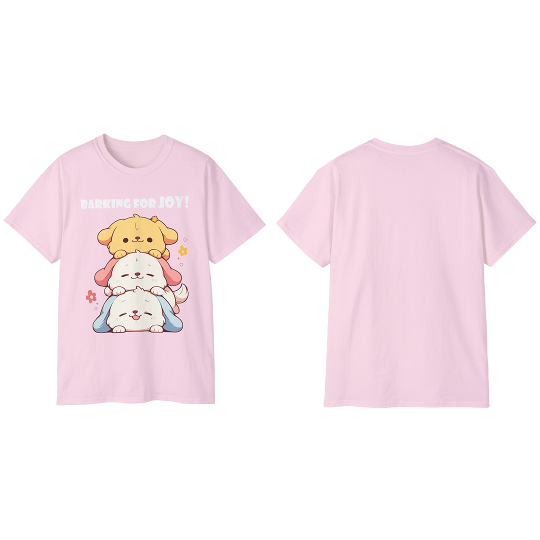 100%纯棉短袖T恤 | Kawaii-Dog-002