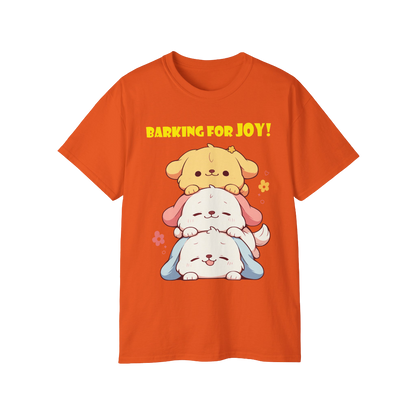 100% Cotton Short Sleeve Tee | Kawaii-Dog-002