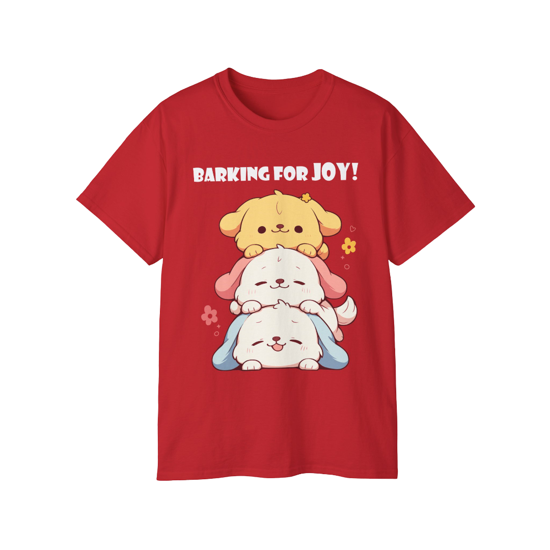 100%纯棉短袖T恤 | Kawaii-Dog-002