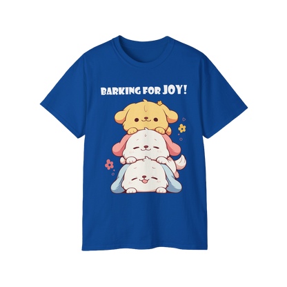 100% Cotton Short Sleeve Tee | Kawaii-Dog-002